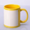 ЧАШКА СУБЛІМАЦІЙНА З БІЛИМ ПОЛЕМ ЖОВТА - 1