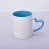 ЧАШКА СУБЛІМАЦІЙНА КОЛЬОРОВА ВСЕРЕДИНІ І РУЧКА LOVE БЛАКИТНА - 1