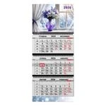 Квартальний календар на 2026 рік "Квіти на вікні" К038