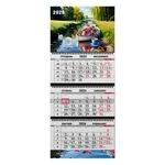 Квартальний календар на 2026 рік "Човен з квітами" К055