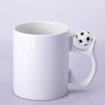 ЧАШКА ДЛЯ СУБЛІМАЦІЇ БІЛА З ФУТБОЛЬНИМ М'ЯЧЕМ