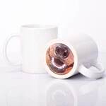 ЧАШКА ДЛЯ СУБЛІМАЦІЇ БІЛА З ПРИКОЛОМ 330мл (DOG))