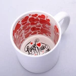 ЧАШКА ДЛЯ СУБЛІМАЦІЇ БІЛА З МАЛЮНОКОМ ВСЕРЕДИНІ 330мл (ЛЮБЛЮ ТЕБЕ НАЗАВЖДИ)