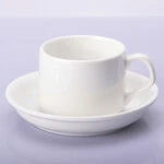 КАВАВА ЧАШКА З БЛЮДЦЕМ ДЛЯ СУБЛІМАЦІЇ БІЛА 130мл