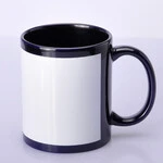 ЧАШКА СУБЛІМАЦІЙНА З БІЛИМ ПОЛЕМ КОБАЛЬТ