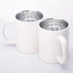 ЧАШКА СУБЛІМАЦІЙНА ДЗЕРКАЛЬНА ВСЕРЕДИНІ СРІБНА