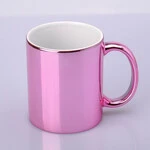 ЧАШКА СУБЛІМАЦІЙНА ДЗЕРКАЛЬНА РОЖЕВА