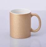 ЧАШКА СУБЛІМАЦІЙНА 330мл ГЛІТТЕР ШАМПАНЬ З БЛИСКОМ