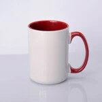 ЧАШКА КОЛЬОРОВА BIG 425 ml, colored inside (BORDO)