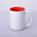 ЧАШКА КОЛЬОРОВА BIG 425 ml, colored inside (RED) КОЛІР ТІЛЬКИ ВСЕРЕДИНІ