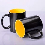 ЧАШКА СУБЛІМАЦІЙНА ХАМЕЛЕОН FULL НАПІВМАТОВА ЖОВТА