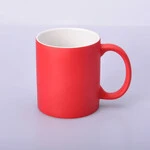 ЧАШКА СУБЛІМАЦІЙНА ХАМЕЛЕОН МАТОВА ЧЕРВОНА