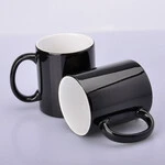 ЧАШКА СУБЛІМАЦІЙНА ХАМЕЛЕОН ГЛЯНЕЦЬ ЧОРНА