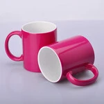 ЧАШКА СУБЛІМАЦІЙНА ХАМЕЛЕОН НАПІВМАТОВА РОЖЕВА