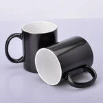 ЧАШКА СУБЛІМАЦІЙНА ХАМЕЛЕОН НАПІВМАТОВА ЧОРНА