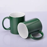 ЧАШКА СУБЛІМАЦІЙНА ХАМЕЛЕОН НАПІВМАТОВА ЗЕЛЕНА