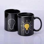 ЧАШКА ХАМЕЛЕОН ЧОРНА ЛАМПОЧКА (БЕЗ ЛАКУ)