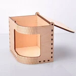 УПАКОВКА ДЛЯ ЧАШОК 330мл ФАНЕРА БЕЗ ВІЗЕРУНКА