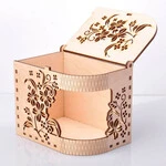 УПАКОВКА ДЛЯ ЧАШОК 330мл ФАНЕРА С ВІЗЕРУНКОМ - 1