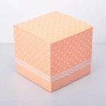 УПАКОВКА ДЛЯ ЧАШОК 330мл З ПРИНТОМ АЖУРНА (БЕЖЕВА) - 1