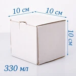 УПАКОВКА ДЛЯ ЧАШОК 330мл БІЛА - 1