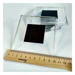 Акрилові магніти, заготовки. Розмір 100х100мм, під фото 90х90мм