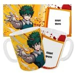 Чашка «Ізуку Мідорія»/ З Вашим фото