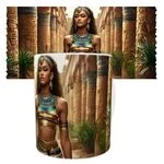 Чашка "Єгипетська дівчина"