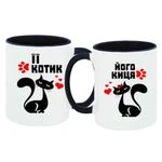 Парні чашки Котик і Киця