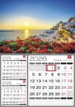 Квартальний календар на 2026 рік "Природа" на 1 пружині К076