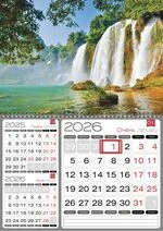 Квартальний календар на 2026 рік "Природа" на 1 пружині К078