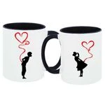 Парні чашки Сердечка