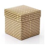 Упаковка для чашок із картону з кришкою (Рогожка)