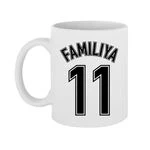Чашка з Вашим Прізвищем та номером 11