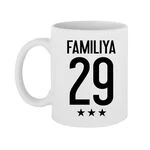 Чашка з Вашим Прізвищем та номером 29