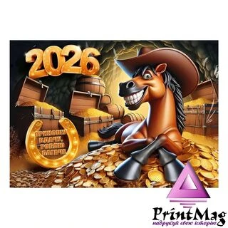 Квартальний календар на 2026 рік "Приношу вдачу. Символ року 2026" К045