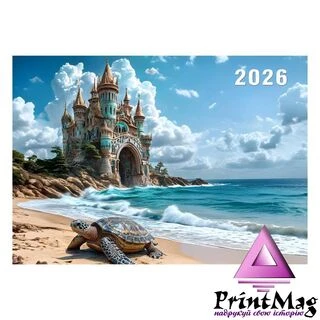 Квартальний календар на 2026 рік "Морський замок" К062