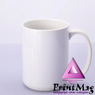 ЧАШКА ДЛЯ СУБЛІМАЦІЇ БІЛА ВЕЛИКА 425мл