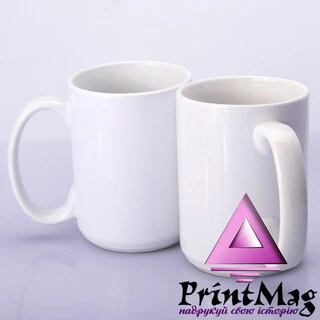 ЧАШКА ДЛЯ СУБЛІМАЦІЇ БІЛА ВЕЛИКА 425мл