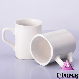 КАВАВА ЧАШКА ДЛЯ СУБЛІМАЦІЇ БІЛА КВАДРАТНА 250мл