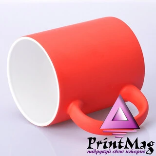 ЧАШКА СУБЛІМАЦІЙНА НЕОН ЧЕРВОНА