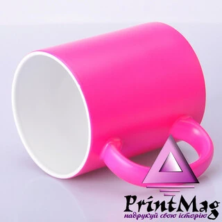 ЧАШКА СУБЛІМАЦІЙНА НЕОН РОЖЕВА