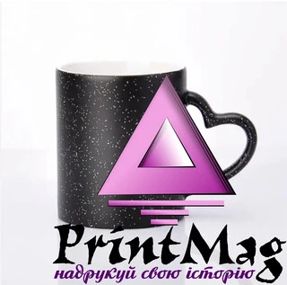 ЧАШКА СУБЛІМАЦІЙНА ХАМЕЛЕОН LOVE З БЛИСТКАМИ