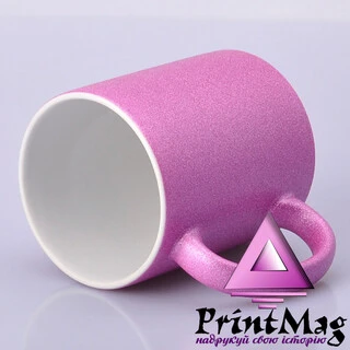 ЧАШКА СУБЛІМАЦІЙНА ГЛІТТЕР РОЖЕВА