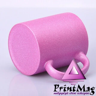 ЧАШКА СУБЛІМАЦІЙНА ГЛІТТЕР РОЖЕВА