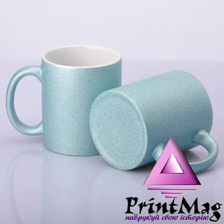 ЧАШКА СУБЛІМАЦІЙНА ГЛІТТЕР БЛАКИТНА