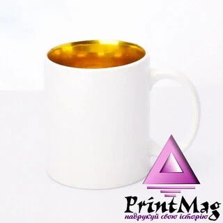 ЧАШКА СУБЛІМАЦІЙНА ДЗЕРКАЛЬНА ВСЕРЕДИНІ ЗОЛОТО
