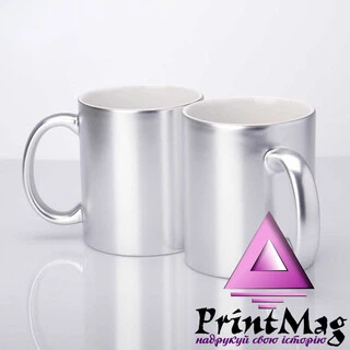 ЧАШКА СУБЛІМАЦІЙНА ДЗЕРКАЛЬНА МАТОВА СРІБНА