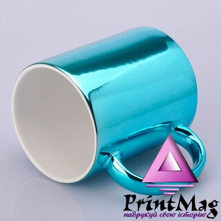 ЧАШКА СУБЛІМАЦІЙНА ДЗЕРКАЛЬНА БЛАКИТНА