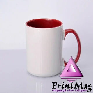 ЧАШКА КОЛЬОРОВА BIG 425 ml, colored inside (BORDO)